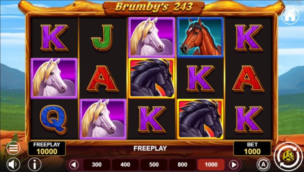 Brumby’s 243: An Exciting Online Casino Slot Game