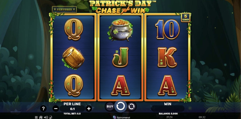 Patrick’s Day Chase ‘N’ Win Slot Game