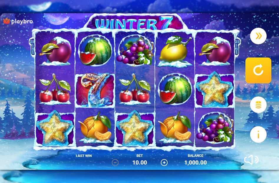Winter 7 Online Casino Slot Game